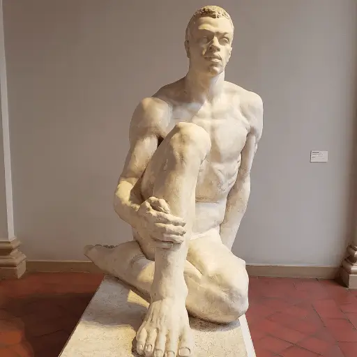 Imagem Escultura O brasileiro de Raphael Galvez por Eanne Leite