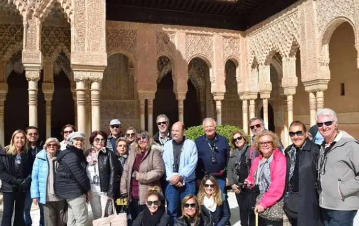 Grupos de turistas Espanha