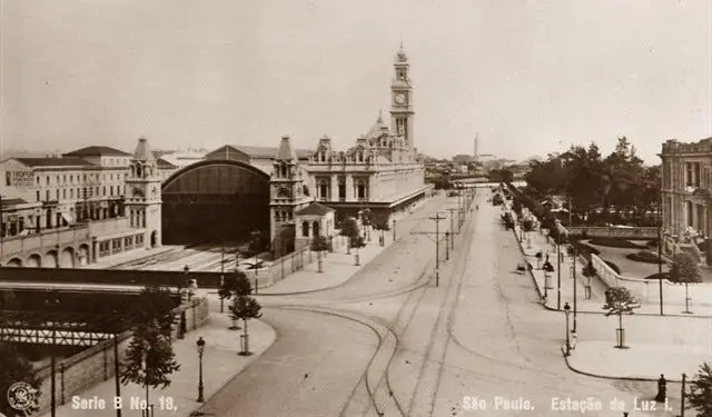 Estação da Luz próximo ao bairro do Bom Retiro