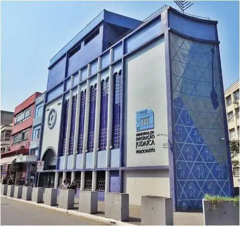 Memorial da imigração judaica no bairro do Bom Retiro